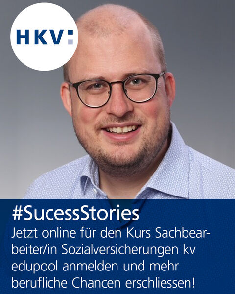 Carlo Burri empfiehlt den Sachbearbeiter kv edupool online Kurs